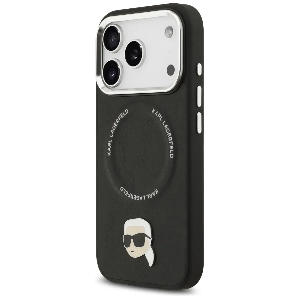 Etui Karl Lagerfeld Karl Pin MagSafe do Apple iPhone 17 Pro Max czarny