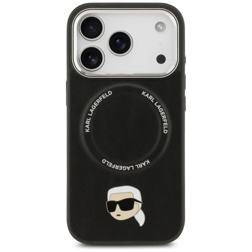 Etui Karl Lagerfeld Karl Pin MagSafe do Apple iPhone 17 Pro Max czarny