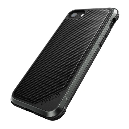 Kup X-Doria Apple Aluminiumhülle Defense Lux iPhone SE 2022/SE 2020/8/7 (Falltest 3m) (Schwarze Kohlefaser) - XDR066BLK - {ean13} - Sklep Home Screen