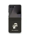 Etui Karl Lagerfeld Saffiano Karl&Choupette Pin do Samsung Galaxy Z Flip7 czarny