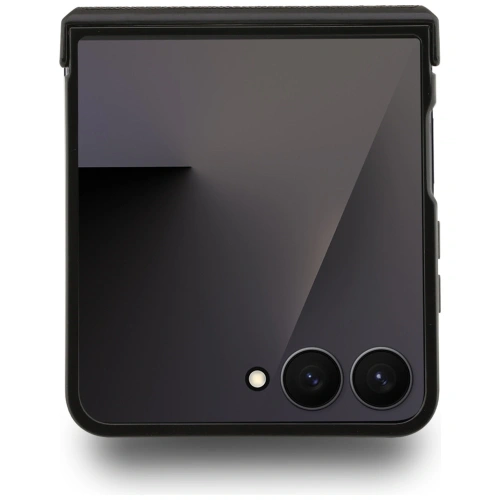 Etui Karl Lagerfeld Saffiano Karl&Choupette Pin do Samsung Galaxy Z Flip7 czarny