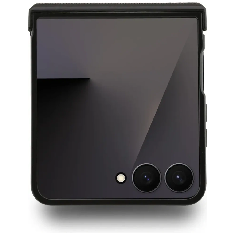 Etui Karl Lagerfeld Saffiano Karl&Choupette Pin do Samsung Galaxy Z Flip7 czarny