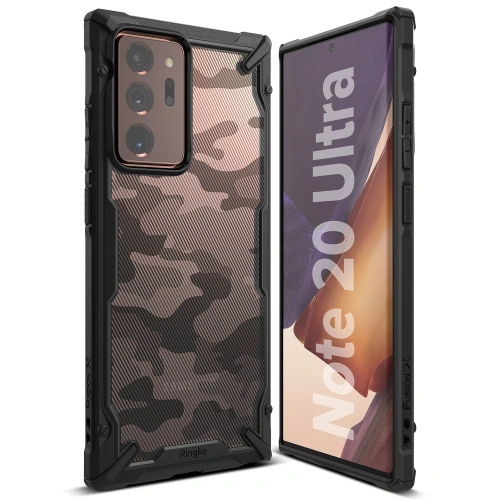 Kup Etui Ringke Fusion-X Samsung Galaxy Note 20 Ultra Camo (Moro) Black - RGK1229MOB - {ean13} - Sklep Home Screen