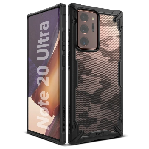 Kup Etui Ringke Fusion-X Samsung Galaxy Note 20 Ultra Camo (Moro) Black - RGK1229MOB - {ean13} - Sklep Home Screen