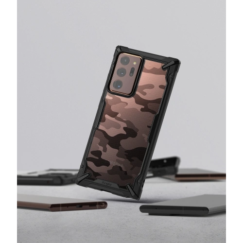 Kup Etui Ringke Fusion-X Samsung Galaxy Note 20 Ultra Camo (Moro) Black - RGK1229MOB - {ean13} - Sklep Home Screen
