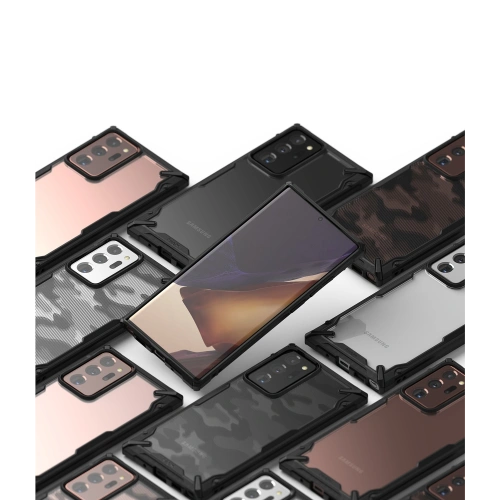 Kup Etui Ringke Fusion-X Samsung Galaxy Note 20 Ultra Camo (Moro) Black - RGK1229MOB - {ean13} - Sklep Home Screen