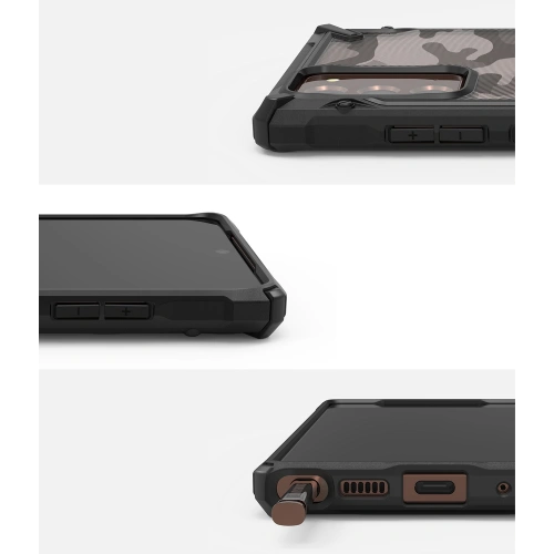 Kup Etui Ringke Fusion-X Samsung Galaxy Note 20 Camo (Moro) Black - RGK1228MOB - {ean13} - Sklep Home Screen