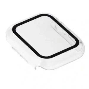 Etui ze szkłem do zegarka Bizon Case+Glass Watch do Apple Watch SE 3 / SE 2 / SE / 6 / 5 / 4 40mm przezroczyste