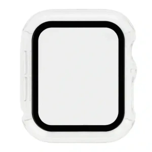 Etui ze szkłem do zegarka Bizon Case+Glass Watch do Apple Watch SE 3 / SE 2 / SE / 6 / 5 / 4 40mm przezroczyste