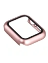 Etui ze szkłem do zegarka Bizon Case+Glass Watch do Apple Watch SE 3 / SE 2 / SE / 6 / 5 / 4 40mm różowozłote
