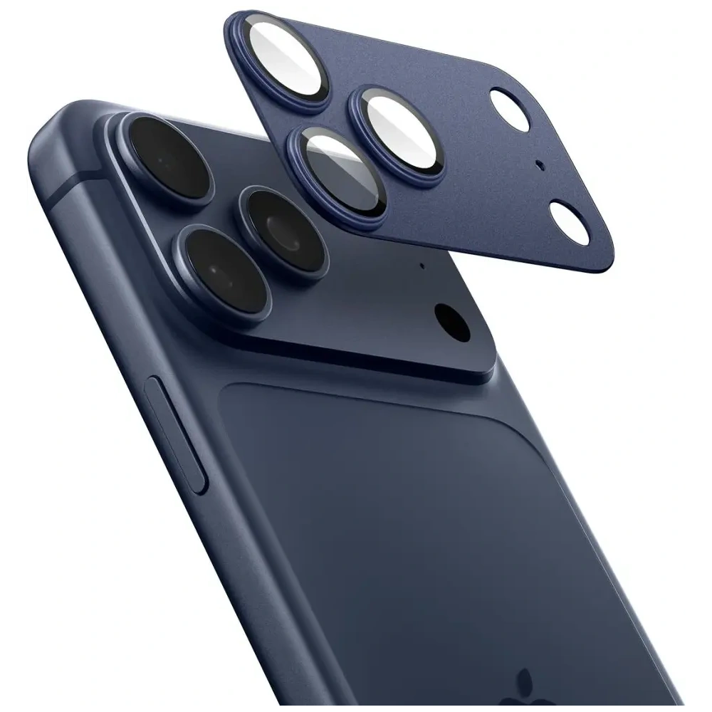 Osłona aparatu Spigen Optik Pro XL Glas.tr ez Fit Camera Protector do Apple iPhone 17 Pro Blue