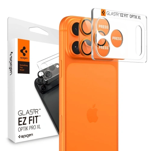 Osłona aparatu Spigen Optik Pro XL Glas.tr ez Fit Camera Protector do Apple iPhone 17 Pro Max Orange