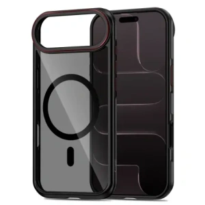 Etui Tech-Protect MagHybrid MagSafe do Apple iPhone Air Black/red