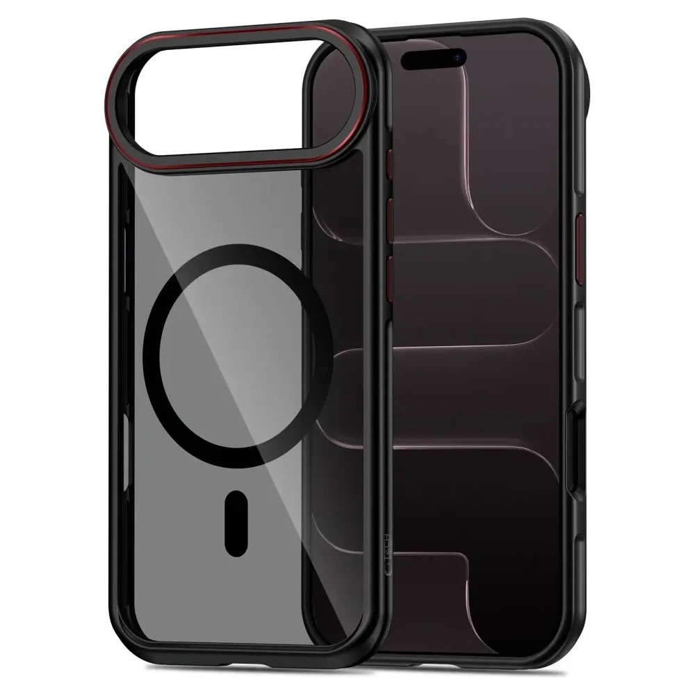 Etui Tech-Protect MagHybrid MagSafe do Apple iPhone Air Black/red