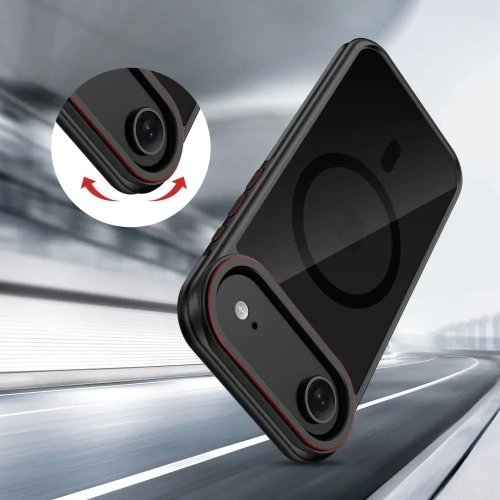 Etui Tech-Protect MagHybrid MagSafe do Apple iPhone Air Black/red