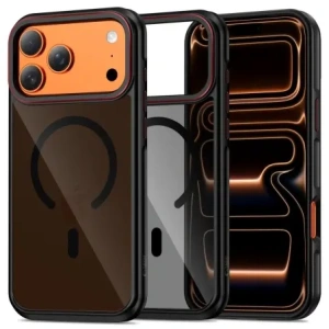 Etui Tech-Protect MagHybrid MagSafe do Apple iPhone 17 Pro Black/red