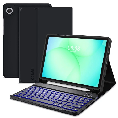 Etui Tech-Protect Smartcase Pen + Keyboard do Samsung Galaxy Tab A9 / A11 8.7 X110 / X115 / X133 / X135 Black