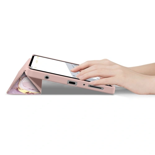 Etui Tech-Protect Smartcase do Samsung Galaxy Tab A9 / A11 8.7 X110 / X115 / X133 / X135 Marble