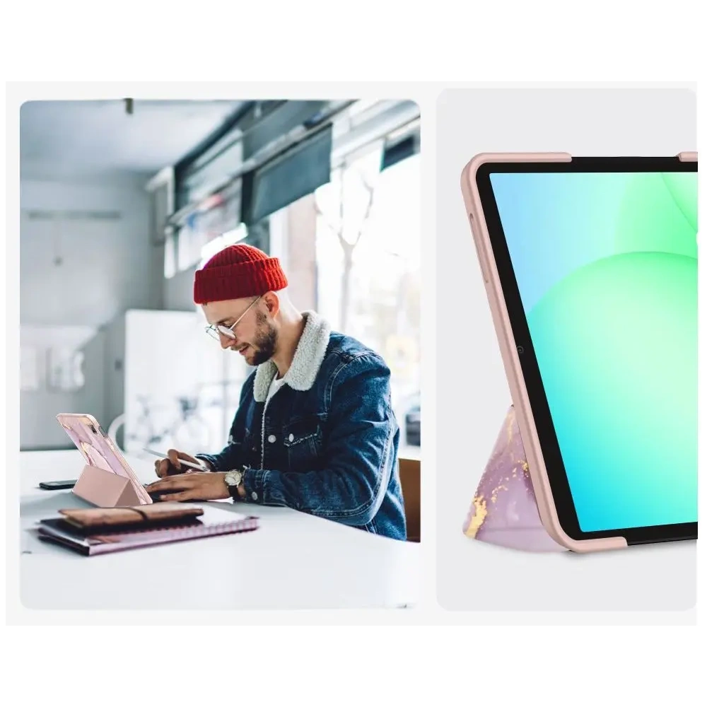 Etui Tech-Protect Smartcase do Samsung Galaxy Tab A9 / A11 8.7 X110 / X115 / X133 / X135 Marble