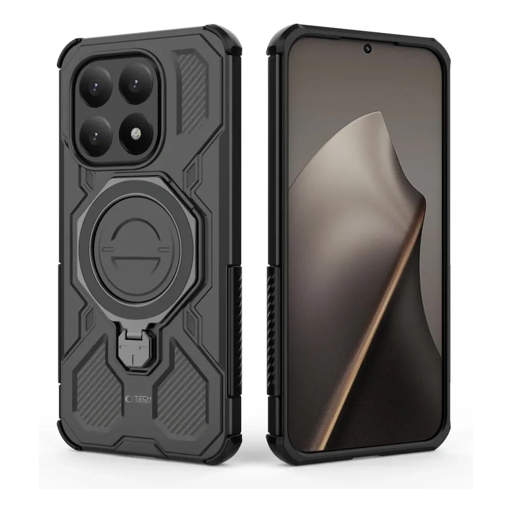 Etui Tech-Protect TacticStand MagSafe do Xiaomi 15T Matte Black