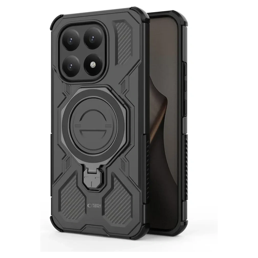 Etui Tech-Protect TacticStand MagSafe do Xiaomi 15T Matte Black