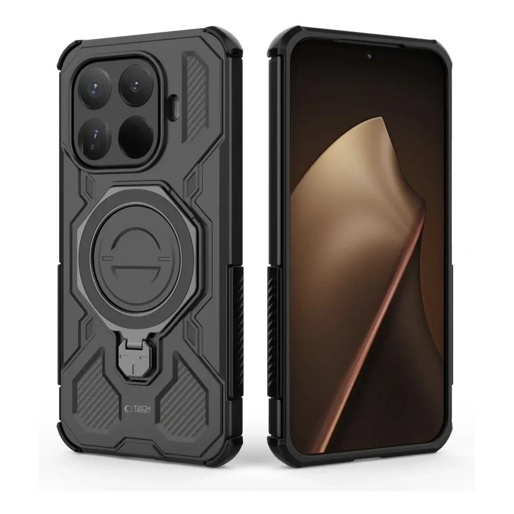 Etui Tech-Protect TacticStand MagSafe do Xiaomi 15T Pro Matte Black