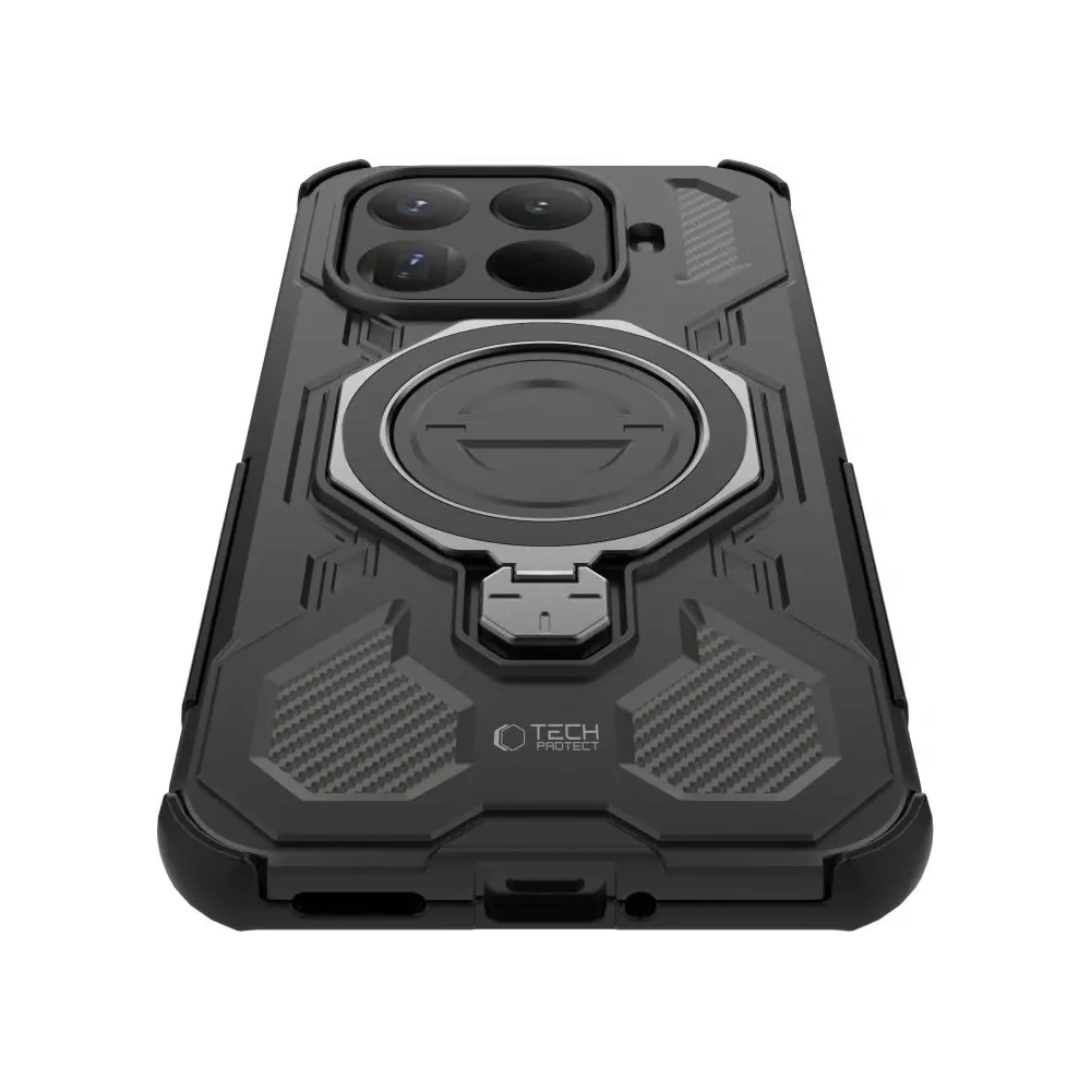 Etui Tech-Protect TacticStand MagSafe do Xiaomi 15T Pro Matte Black