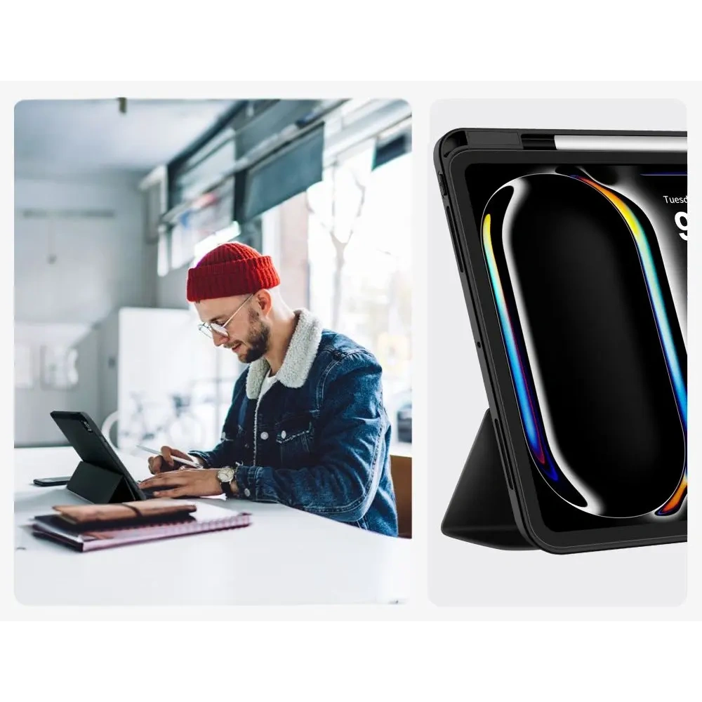 Etui Tech-Protect Smartcase Pen do Apple iPad Pro 11” 2024/2025 Black