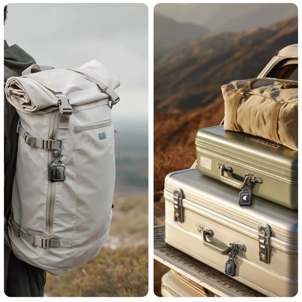 Brelok Tech-Protect Kevlar Pro do Apple AirTag 1 / 2 Black