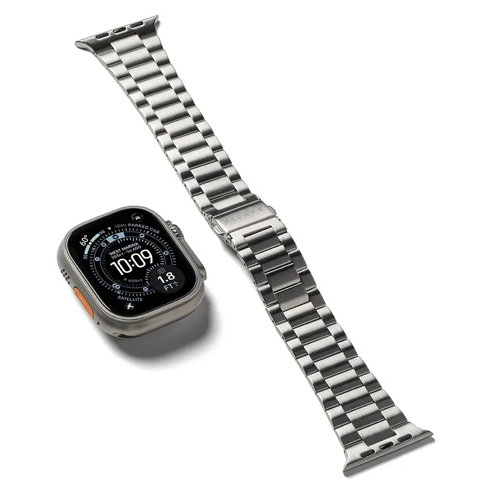 Bransoleta Ringke Metal One Air do Apple Watch 8 / 9 / 10 / 11 / SE / Ultra 44/45/46/49mm Silver