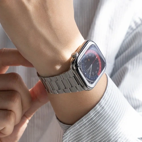 Bransoleta Ringke Metal One Air do Apple Watch 8 / 9 / 10 / 11 / SE / Ultra 44/45/46/49mm Silver