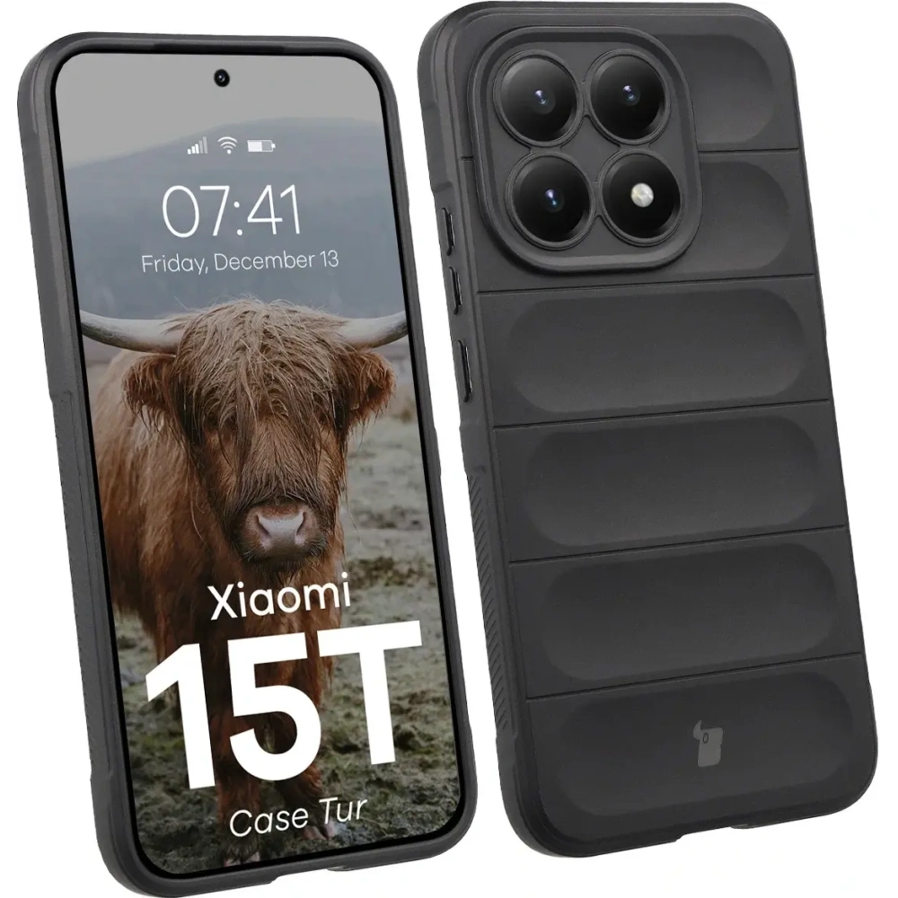 Pancerne etui Bizon Case Tur do Xiaomi 15T czarne