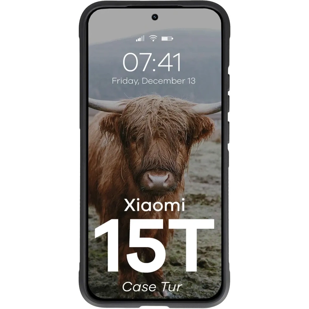 Pancerne etui Bizon Case Tur do Xiaomi 15T czarne