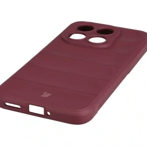 Pancerne etui Bizon Case Tur do Xiaomi 15T burgundowe