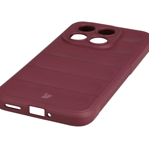 Pancerne etui Bizon Case Tur do Xiaomi 15T burgundowe