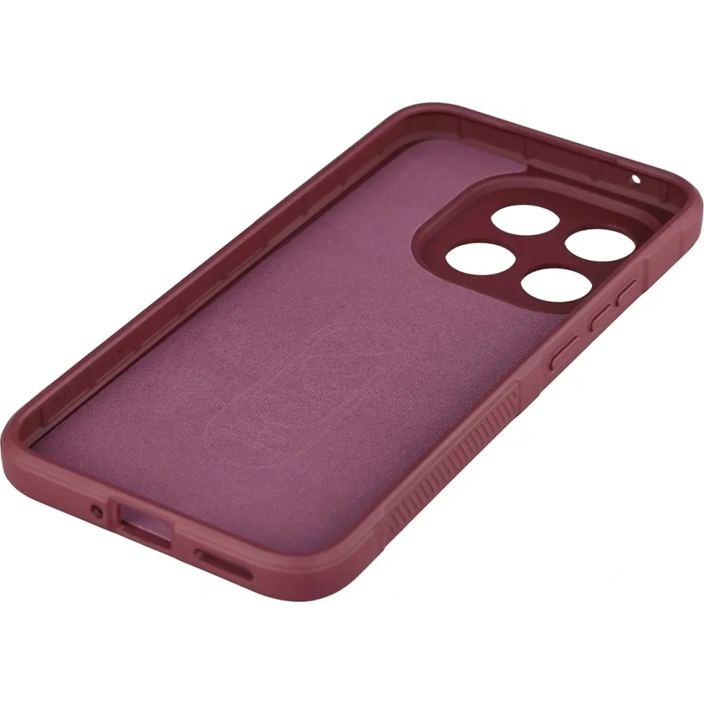 Pancerne etui Bizon Case Tur do Xiaomi 15T burgundowe