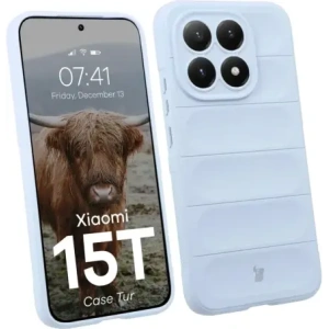 Pancerne etui Bizon Case Tur do Xiaomi 15T jasnoniebieskie