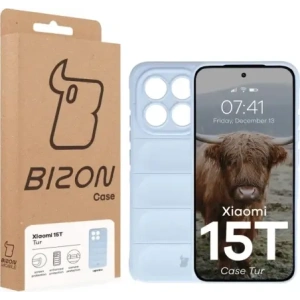 Pancerne etui Bizon Case Tur do Xiaomi 15T jasnoniebieskie