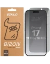 Prywatyzujące szkło hartowane Bizon Glass Clear Shadow Duo do Apple iPhone 17 / 17 Pro / 16 Pro przyciemniane [2 PACK]