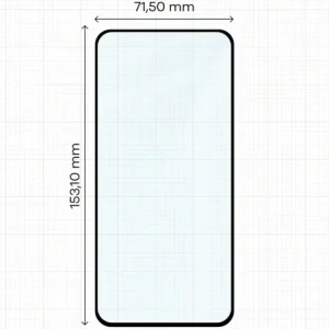 Szkło hartowane Bizon Glass Edge Duo do Samsung Galaxy S23 FE czarna ramka [2 PACK]