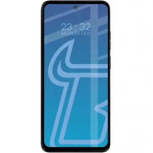 Szkło hartowane Bizon Glass Edge Duo do Motorola Moto G15 / G15 Power / G05 / E15 / G56 5G czarna ramka [2 PACK]