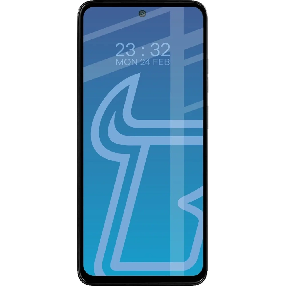 Szkło hartowane Bizon Glass Edge Duo do Motorola Moto G15 / G15 Power / G05 / E15 / G56 5G czarna ramka [2 PACK]