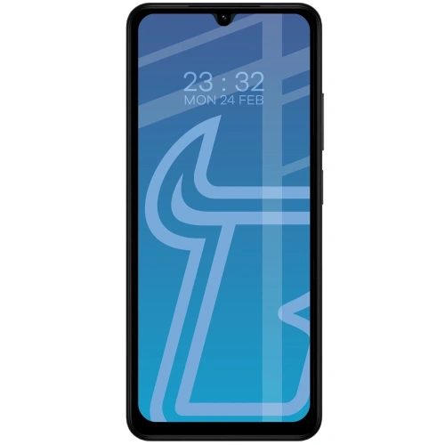 Szkło hartowane Bizon Glass Edge Duo do Xiaomi Redmi A5 4G / POCO C71 4G czarna ramka [2 PACK]