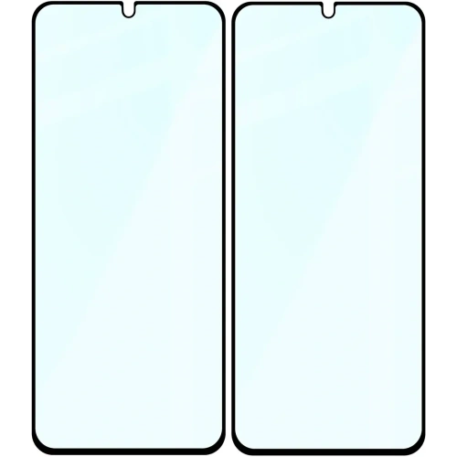 Szkło hartowane Bizon Glass Edge Duo do Xiaomi Redmi A5 4G / POCO C71 4G czarna ramka [2 PACK]