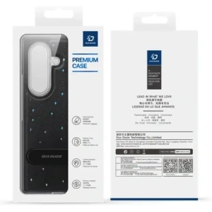 Etui Dux Ducis Stex do Samsung Galaxy Z Fold 7 z podstawką 360° czarne