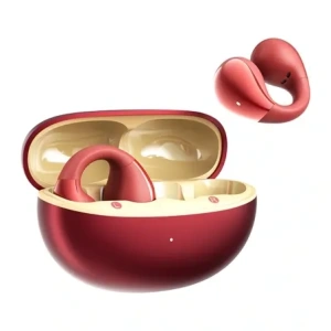 Bezprzewodowe słuchawki z klipsem QCY Crossky Clip C30S (czerwone)