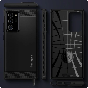Kup Etui Spigen Rugged Armor Samsung Galaxy Note 20 Ultra Negru Mat - SPN1199BLK - {ean13} - Sklep Home Screen