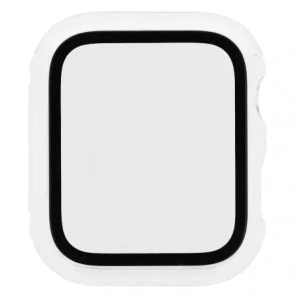 Etui ze szkłem do zegarka Bizon Case+Glass Watch do Apple Watch SE 3 / SE 2 / SE / 6 / 5 / 4 44mm przezroczyste