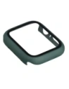 Etui ze szkłem do zegarka Bizon Case+Glass Watch do Apple Watch SE 3 / SE 2 / SE / 6 / 5 / 4 44mm matowe ciemnozielone