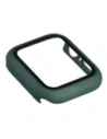 Etui ze szkłem do zegarka Bizon Case+Glass Watch do Apple Watch SE 3 / SE 2 / SE / 6 / 5 / 4 40mm matowe ciemnozielone